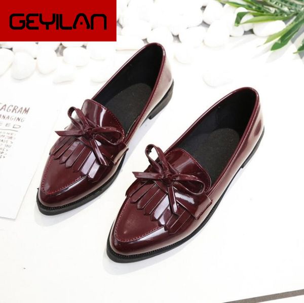 2018 shoes woman casual tassel bow pointed toe oxford shoes for women flats comfortable slip on women work single d019, Black
2018 shoes woman casual tassel bow pointed toe oxford shoes for women flats comfortable slip on women work single d019, Black