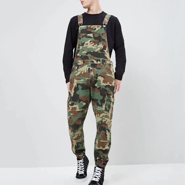 outdoor sport camouflage jeans suspender pants men style multi-pocket jumpsuits pants loose overalls streetwear, Blue
outdoor sport camouflage jeans suspender pants men style multi-pocket jumpsuits pants loose overalls streetwear, Blue