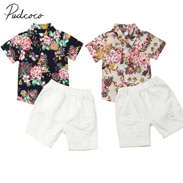 2019 baby summer clothing 0-5y infant kids baby boy gentleman cotton floral clothes sets beach outfits short t-shirt+pants, White
2019 baby summer clothing 0-5y infant kids baby boy gentleman cotton floral clothes sets beach outfits short t-shirt+pants, White