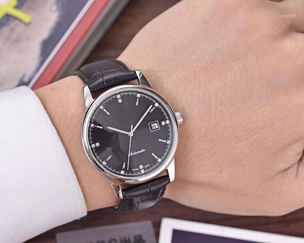 men watches automatic movement 40*12mm leather strap watches watch male clock men party1, Slivery;brown
men watches automatic movement 40*12mm leather strap watches watch male clock men party1, Slivery;brown