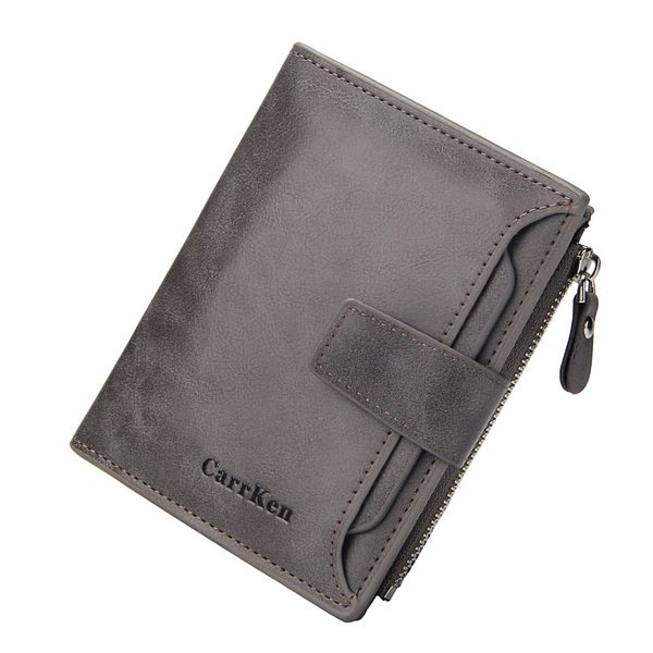 luxury trifold short wallet for men soft leather slim wallets credit card holders business small purse clutch money bag male, Brown;gray
luxury trifold short wallet for men soft leather slim wallets credit card holders business small purse clutch money bag male, Brown;gray