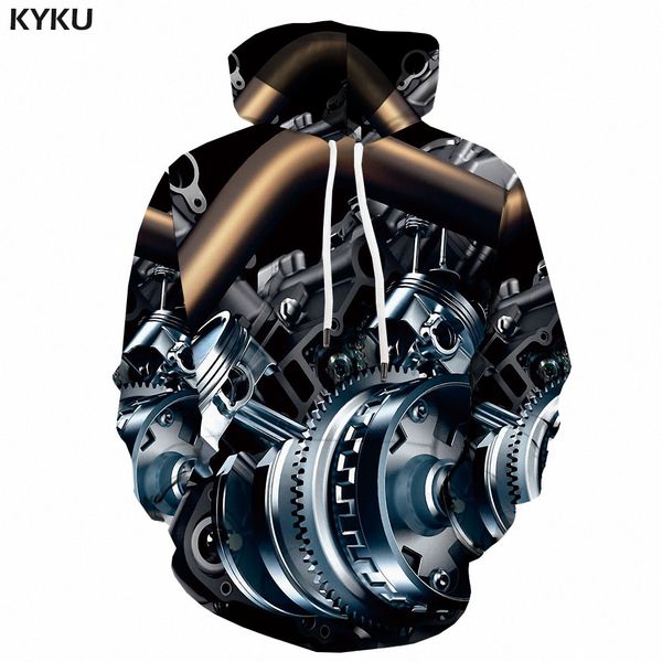 kyku brand mechanical sweatshirts men metal hoodie print 3d printed leisure hoody anime hooded casual long sleeve, Black
kyku brand mechanical sweatshirts men metal hoodie print 3d printed leisure hoody anime hooded casual long sleeve, Black