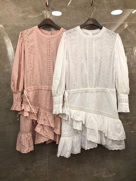 early spring 2020 new women's round neck hem irregular lotus leaf mosaic embroidery two wear dress 1220, Black;gray
early spring 2020 new women's round neck hem irregular lotus leaf mosaic embroidery two wear dress 1220, Black;gray