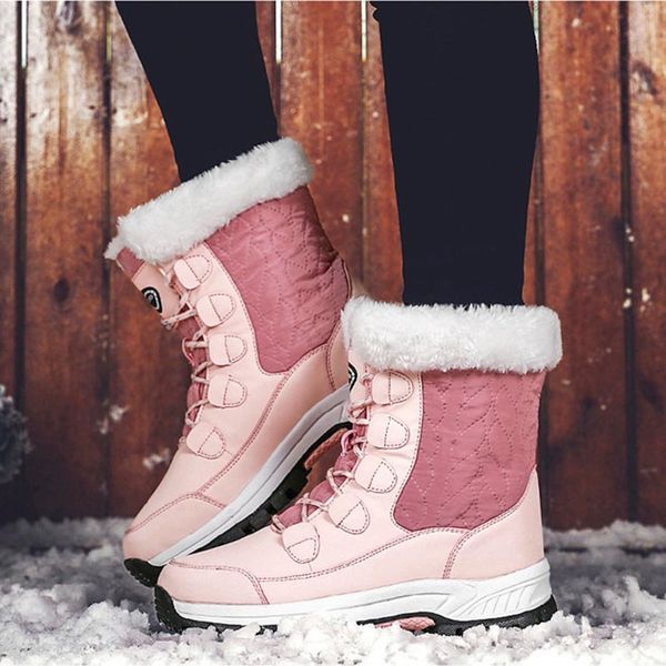 rimocy womens waterproof snow boots platform fur lined women shoes winter warm boots pink high plush-padded botas mujer 2019, Black
rimocy womens waterproof snow boots platform fur lined women shoes winter warm boots pink high plush-padded botas mujer 2019, Black