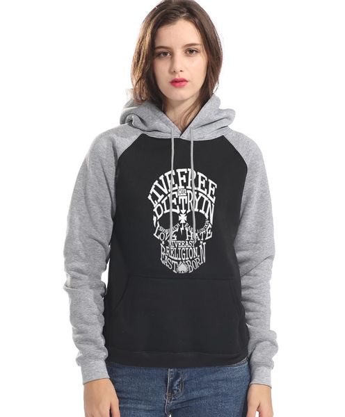 2019 novelty skull sweatshirts women fashion hip-hop long sleeve hoodies femme harajuku loose raglan sleeves brand tracksuits pp, Black
2019 novelty skull sweatshirts women fashion hip-hop long sleeve hoodies femme harajuku loose raglan sleeves brand tracksuits pp, Black