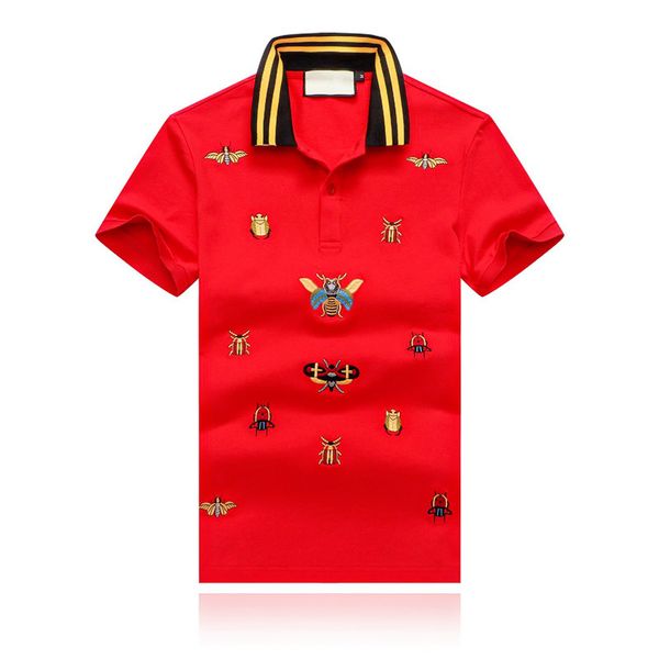 gucci gg men gucci новые menswear дизайнер футболка 19ss лета gc карамель beetle вышитого отворот конструктор polo футболка желтый дропшиппи, White;black 
gucci gg men gucci новые menswear дизайнер футболка 19ss лета gc карамель beetle вышитого отворот конструктор polo футболка желтый дропшиппи, White;black