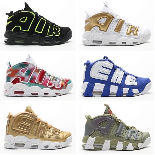2019 new air more uptempo og olympic bulls tri-color unc gold black white mens basketball shoes airs 3m scottie casual sneakers 36-47, White;red
2019 new air more uptempo og olympic bulls tri-color unc gold black white mens basketball shoes airs 3m scottie casual sneakers 36-47, White;red