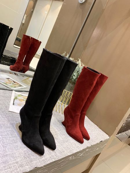 горячие длинные женщина взлетно-посадочные полосы boots toe моды дизайнер странные высокие каблуки натуральная кожа женская обувь 100% натур, Black
горячие длинные женщина взлетно-посадочные полосы boots toe моды дизайнер странные высокие каблуки натуральная кожа женская обувь 100% натур, Black