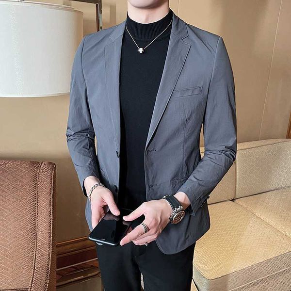 2020 brand clothing men's spring casual business suits/male pure color fashion blazers single-breasted coats s-4xl, White;black
2020 brand clothing men's spring casual business suits/male pure color fashion blazers single-breasted coats s-4xl, White;black