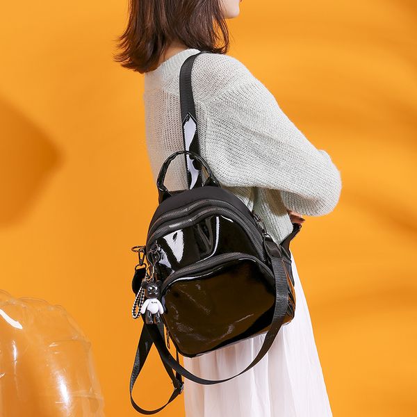 new fashion small backpack women's mini backpack single-shoulder dual-use street travel small bag