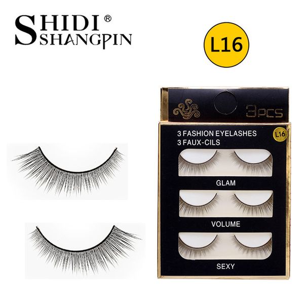 three pairs manual eye end stretch false eyelashes hand-made fake eyelashes kit extension beauty products
three pairs manual eye end stretch false eyelashes hand-made fake eyelashes kit extension beauty products