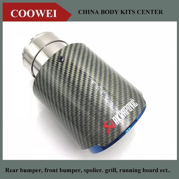 one pcs akrapovic exhaust tip 63mm inlet (101mm outlet) glossy green carbon fiber exhaust tip muffler 
one pcs akrapovic exhaust tip 63mm inlet (101mm outlet) glossy green carbon fiber exhaust tip muffler