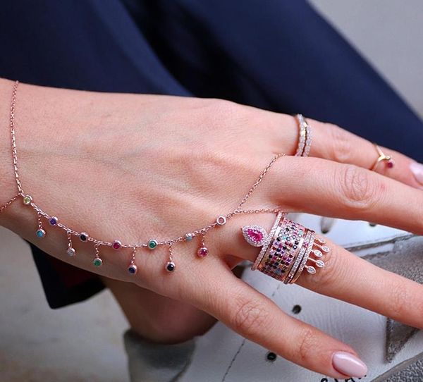 minimalist rose gold color finger link chain cz crystal slave bracelet for women girl charm bracelet feminina pulseras, Golden;silver
minimalist rose gold color finger link chain cz crystal slave bracelet for women girl charm bracelet feminina pulseras, Golden;silver