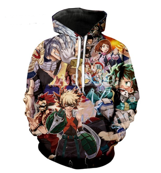 2019 anime my hero academia boku no hero new fashion 3d printed hoodies women men pullovers outerwear casual harajuku a382, Black
2019 anime my hero academia boku no hero new fashion 3d printed hoodies women men pullovers outerwear casual harajuku a382, Black