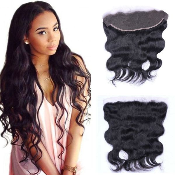 malaysian hair lace frontal closure 13x4 natural color body wave virgin human hair frontal part 8-18 inch, Black;brown 
malaysian hair lace frontal closure 13x4 natural color body wave virgin human hair frontal part 8-18 inch, Black;brown
