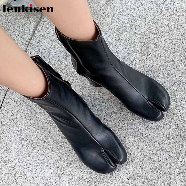 lenkisen high street fashion popular genuine leather boots high heels solid simple style winter side zip women ankle boots l99, Black 
lenkisen high street fashion popular genuine leather boots high heels solid simple style winter side zip women ankle boots l99, Black