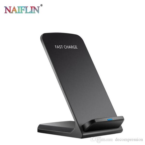 

2 coils wireless charger fast qi wireless charging stand pad for x 8 8plus note 8 s8 s7 all qi-enabled smartphones sale