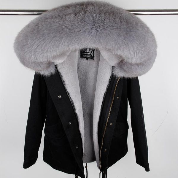 mao mao kong 100% real raccoon fur collar winter fur coat women camouflage black parkas & cotton faux lining coat jacket
mao mao kong 100% real raccoon fur collar winter fur coat women camouflage black parkas & cotton faux lining coat jacket