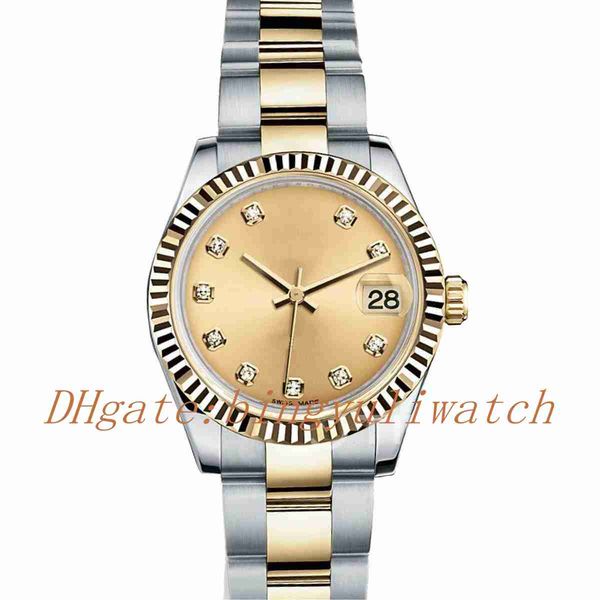 super factory date just 178273 31mm stainless steel two tone yg edition gold dial diamond marker on two tone bracelet a.2836 with box, Slivery;brown
super factory date just 178273 31mm stainless steel two tone yg edition gold dial diamond marker on two tone bracelet a.2836 with box, Slivery;brown