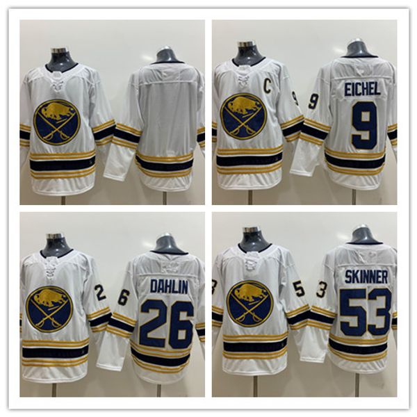 Buffalo Sabres 50th Golded Jersey Jack Eichel Jeff Skinner Rasmus Dahlin Blank Adult Men Size S-3XL
Buffalo Sabres 50th Golded Jersey Jack Eichel Jeff Skinner Rasmus Dahlin Blank Adult Men Size S-3XL