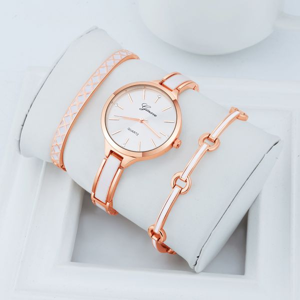 3pcs/set ginave brand rose gold lady wristwatch retro luxury simple women bracelet watches casual stylish female gift clock ly191226, Slivery;brown
3pcs/set ginave brand rose gold lady wristwatch retro luxury simple women bracelet watches casual stylish female gift clock ly191226, Slivery;brown