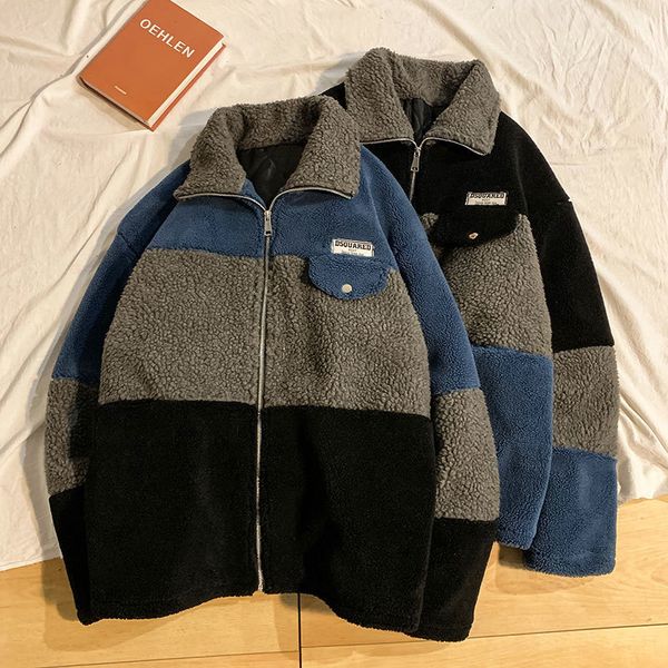 uyuk2019 winter new japanese style wind men's sheep cake velvet plus cotton padded casual fashion coat clothes homme, Black
uyuk2019 winter new japanese style wind men's sheep cake velvet plus cotton padded casual fashion coat clothes homme, Black