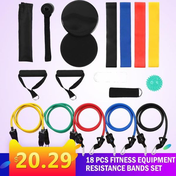 18pcs gym fitness equipment resistance bands set workout fintess exercise rehab bands loop spiky massage ball for home gym
18pcs gym fitness equipment resistance bands set workout fintess exercise rehab bands loop spiky massage ball for home gym