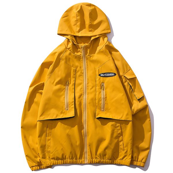 hip hop stand collar men jacket windbreaker japanese streetwear men cargo jacket multi-pocket hooded autumn tracksuit coats, Black;brown
hip hop stand collar men jacket windbreaker japanese streetwear men cargo jacket multi-pocket hooded autumn tracksuit coats, Black;brown