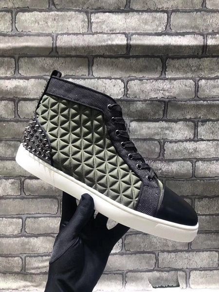 italy handmade man women casual red bottom shoes high textures designer dress louspikes shoes ,fashion new sneakers with box, Black
italy handmade man women casual red bottom shoes high textures designer dress louspikes shoes ,fashion new sneakers with box, Black