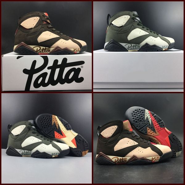 Original Patta Basketball Shoes 7 OG SP Multi Color Mens Designer Shoes Upper Outdoor Athletic Sports Sneakers 2019 Without Box
Original Patta Basketball Shoes 7 OG SP Multi Color Mens Designer Shoes Upper Outdoor Athletic Sports Sneakers 2019 Without Box
