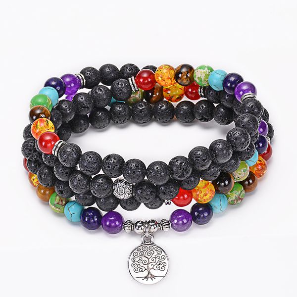 fashion marathon with life tree lotus buddha yoga bracelet or necklace lava charm stone natural gem, Black
fashion marathon with life tree lotus buddha yoga bracelet or necklace lava charm stone natural gem, Black