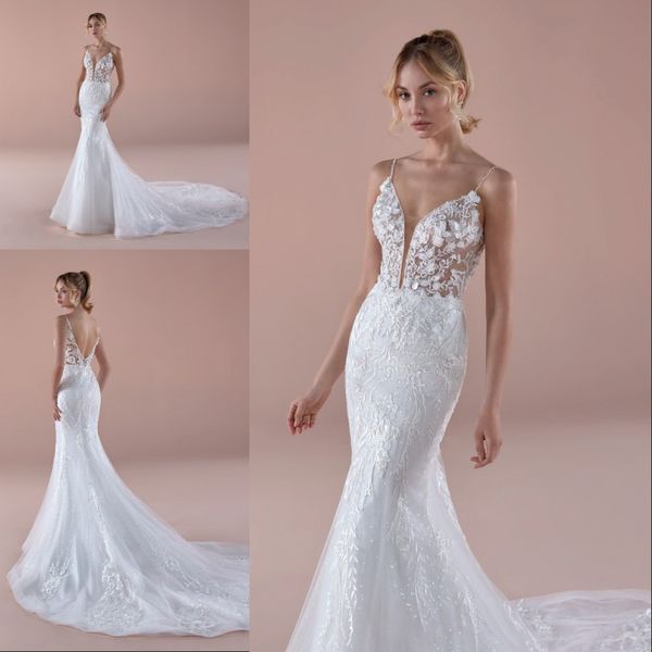 mermaid wedding dresses 3d flower with crystal lace pearls beading sleeveless v neck backless wedding dress 2020 vestido de noliva, White
mermaid wedding dresses 3d flower with crystal lace pearls beading sleeveless v neck backless wedding dress 2020 vestido de noliva, White