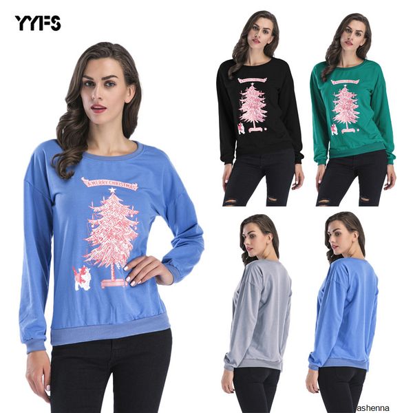 womens designer sweater season christmas tree print loose round neck long sleeve shirt clothingwfnb, Black;brown
womens designer sweater season christmas tree print loose round neck long sleeve shirt clothingwfnb, Black;brown