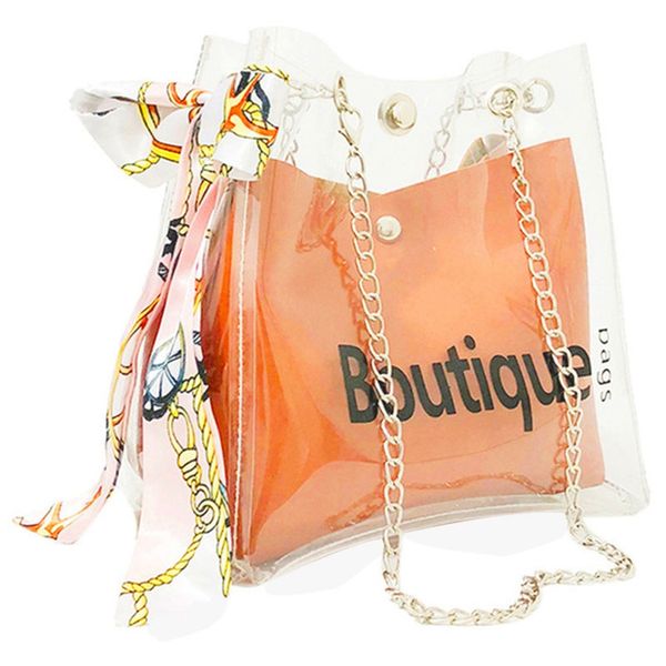 clear bag bucket bag fashion transparent women's shoulder messenger beach casual shopping bag(brown
clear bag bucket bag fashion transparent women's shoulder messenger beach casual shopping bag(brown