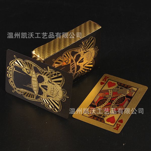 limited creative poker skull factory direct foreign trade high-end gold foil poker halloween environmental poker
limited creative poker skull factory direct foreign trade high-end gold foil poker halloween environmental poker