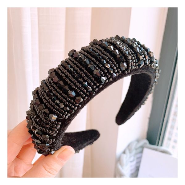hair accessories 2021 vintage black bead bands for women hoop clips girls headband opaska do wlosow jewel hairband
hair accessories 2021 vintage black bead bands for women hoop clips girls headband opaska do wlosow jewel hairband