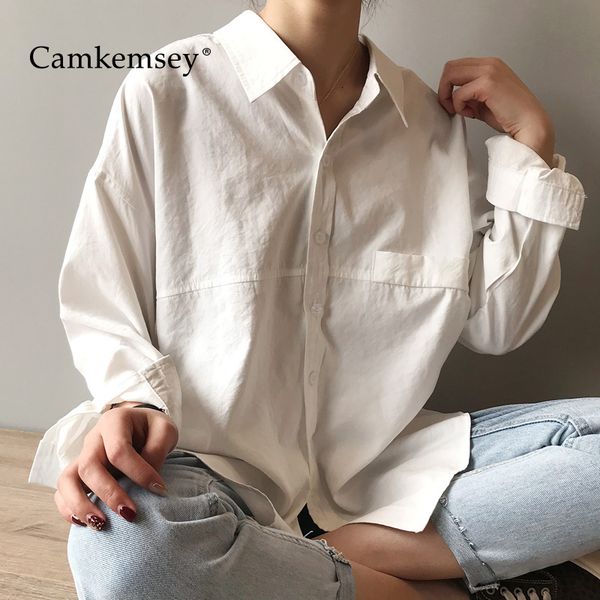 camkemsey office ladies casual white shirts 2019 new fashion turn down collar casual pockets spring autumn loose blouses shirts
camkemsey office ladies casual white shirts 2019 new fashion turn down collar casual pockets spring autumn loose blouses shirts