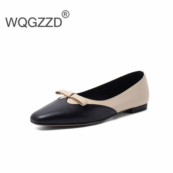 2020 new spring flat shoes women's loafers genuine leather comfortable mixed color loafers women's dating shoes chaussures femme, Black
2020 new spring flat shoes women's loafers genuine leather comfortable mixed color loafers women's dating shoes chaussures femme, Black