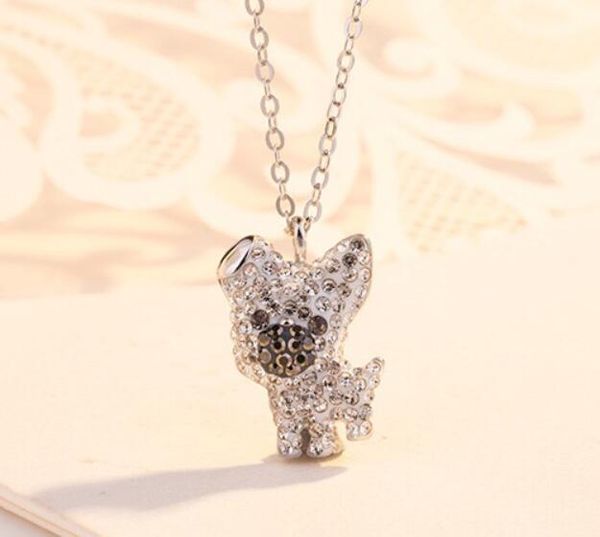 dog pendant necklaces women gold silver designer plated diamond stainless steel swa jewelry necklace s1022 with box
dog pendant necklaces women gold silver designer plated diamond stainless steel swa jewelry necklace s1022 with box