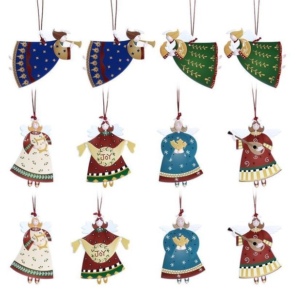 12pcs hanging angel pendants christmas tree ornament snow christmas angel decorations for home wall y191104
12pcs hanging angel pendants christmas tree ornament snow christmas angel decorations for home wall y191104
