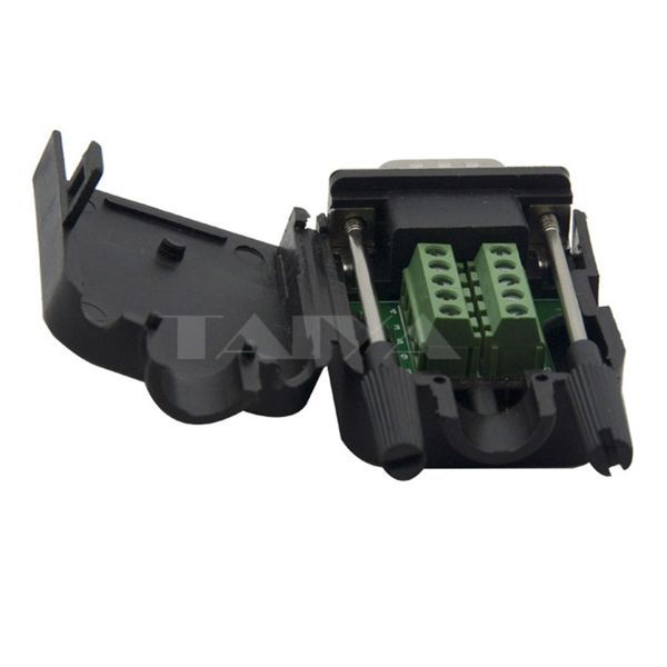 

Solderless Serial Port Male Female Plugs DB9 RS232 RS485 Serial Port with 5 in 1 Tail Plugs