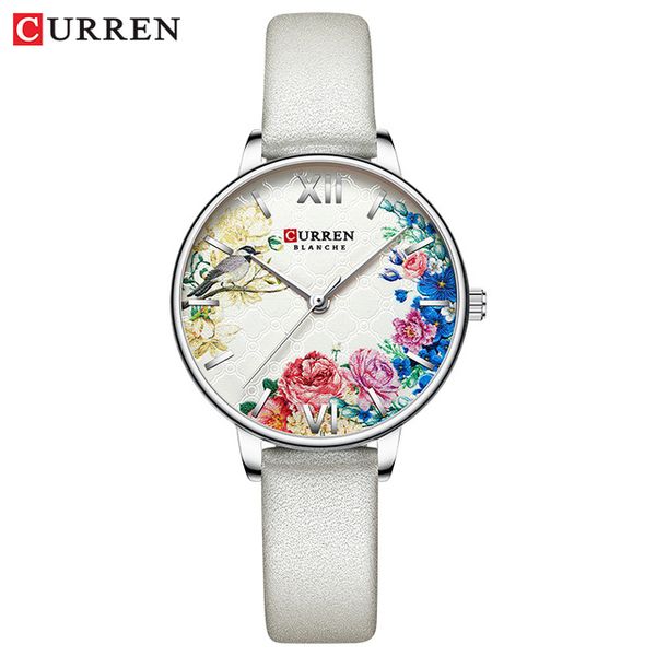 curren white leather watch for women watches fashion flower quartz wristwatch female clock reloj mujer charms ladies gift, Slivery;brown
curren white leather watch for women watches fashion flower quartz wristwatch female clock reloj mujer charms ladies gift, Slivery;brown