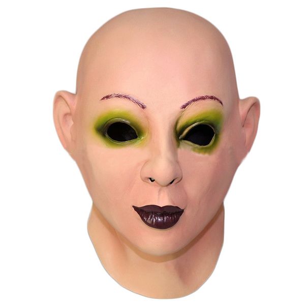realistic female woman face sissy latex mask scarlet bald human face party fancy dress costume mask
realistic female woman face sissy latex mask scarlet bald human face party fancy dress costume mask