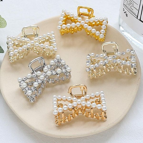 fashion girl hair claw geometric imitation pearl hairpin crab retro bow shape crystal hair clips hair accessories for women lsxjy, Black
fashion girl hair claw geometric imitation pearl hairpin crab retro bow shape crystal hair clips hair accessories for women lsxjy, Black