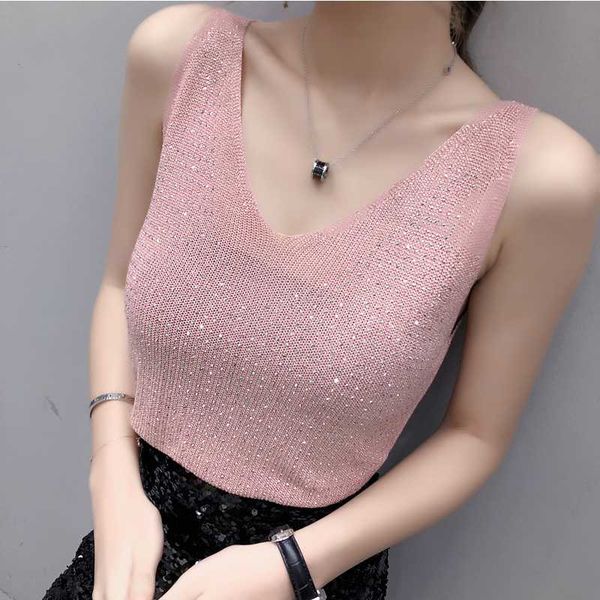 2020 women summer autumn diamond knitted vest pink shiny female v-neck tanks ladies slim rhinestones black gray, White
2020 women summer autumn diamond knitted vest pink shiny female v-neck tanks ladies slim rhinestones black gray, White