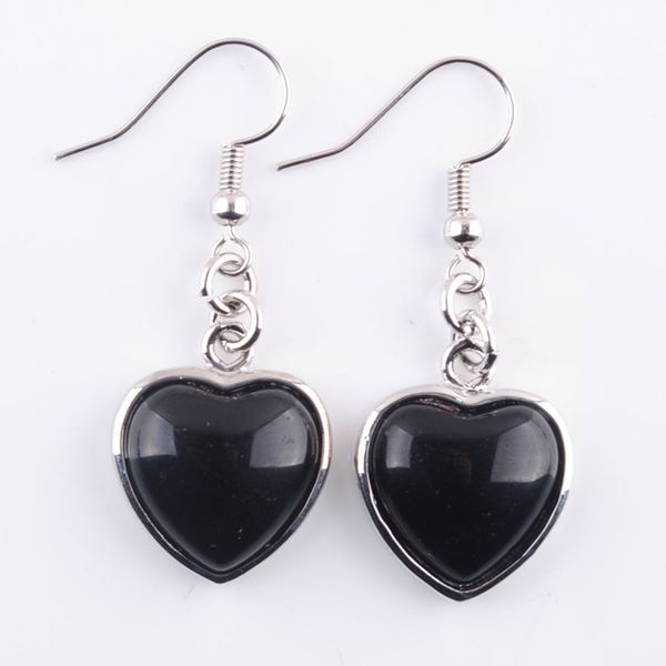 wojiaer natural black agate gem stone women earrings love heart shape bead dangle pendant drop earrings jewelry gift for women girls dr3214, Silver
wojiaer natural black agate gem stone women earrings love heart shape bead dangle pendant drop earrings jewelry gift for women girls dr3214, Silver