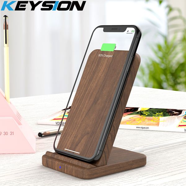 keysion 10w qi fast wireless charger for samsung s10 s9 s8 wooden wireless charging stand for iphone 11 pro xr xs max x 8 plus
keysion 10w qi fast wireless charger for samsung s10 s9 s8 wooden wireless charging stand for iphone 11 pro xr xs max x 8 plus