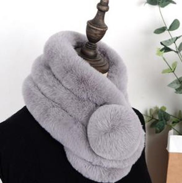 new ladies warm cross scarf imitation rabbit fur scarf rabbit hair ball solid color scarf, Blue;gray
new ladies warm cross scarf imitation rabbit fur scarf rabbit hair ball solid color scarf, Blue;gray