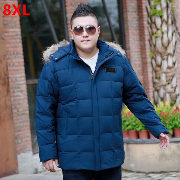 men's down & parkas winter big size fur collar detachable cap large male jacket plus long thick loose 10xl 9xl 8xl 7xl, Black
men's down & parkas winter big size fur collar detachable cap large male jacket plus long thick loose 10xl 9xl 8xl 7xl, Black