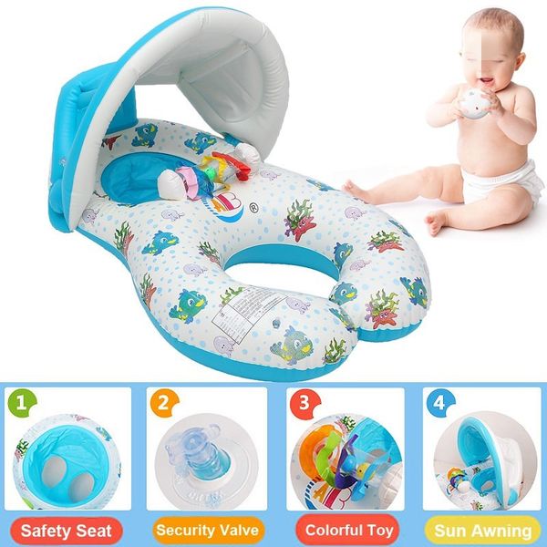 kids baby inflatable pool float neck ring with subshade mother children swim circle inflatable safety swimming ring float seat
kids baby inflatable pool float neck ring with subshade mother children swim circle inflatable safety swimming ring float seat